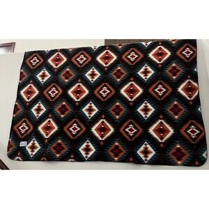 Rockmount Ranch Wear Native Pattern Fleece Western Throw Blanket $64
